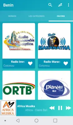 Radio Benin android App screenshot 1